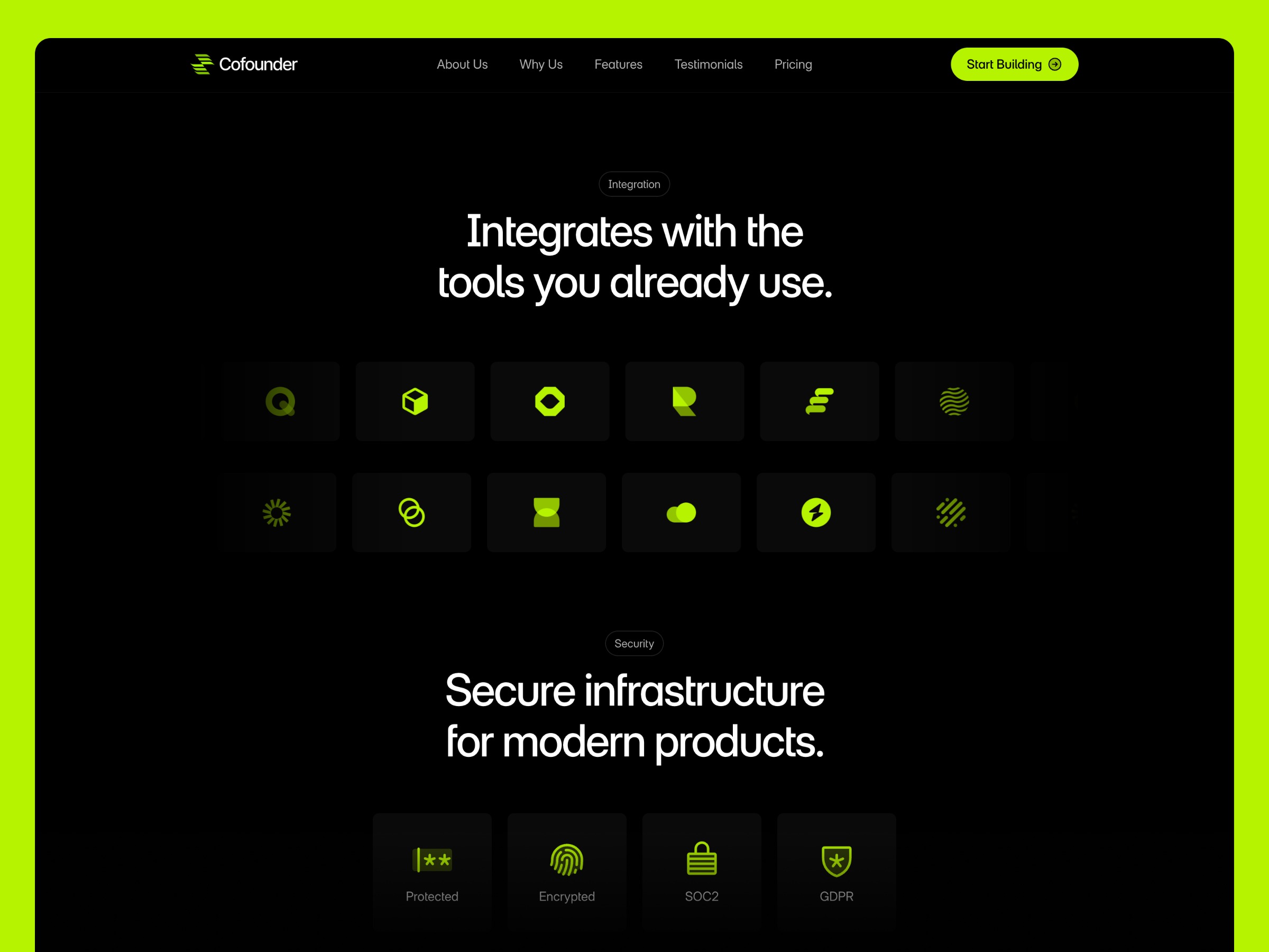 Cofounder - Free AI SaaS Framer Template for Startups Image 2