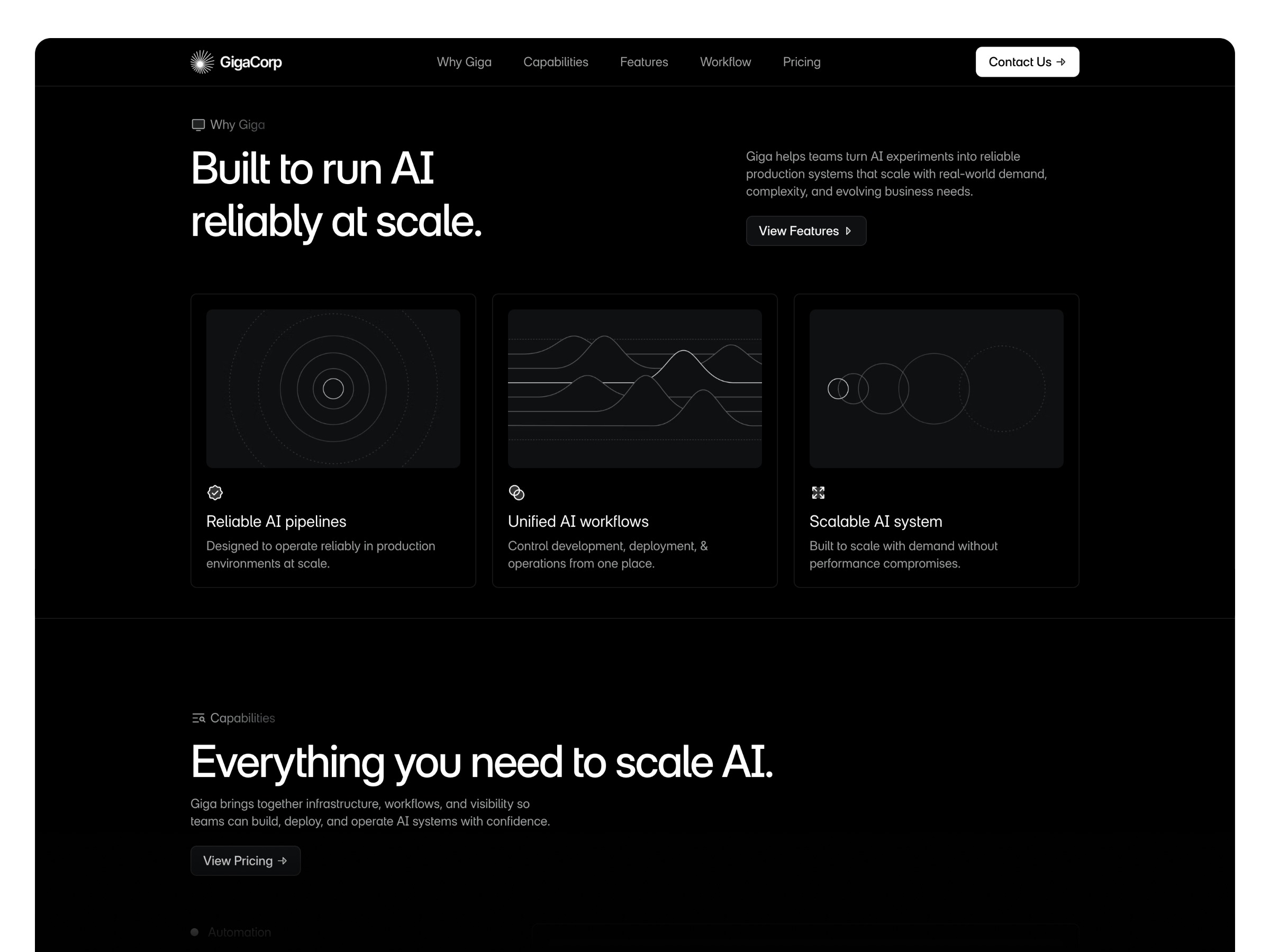 Giga – Premium AI Framer Template Image 2
