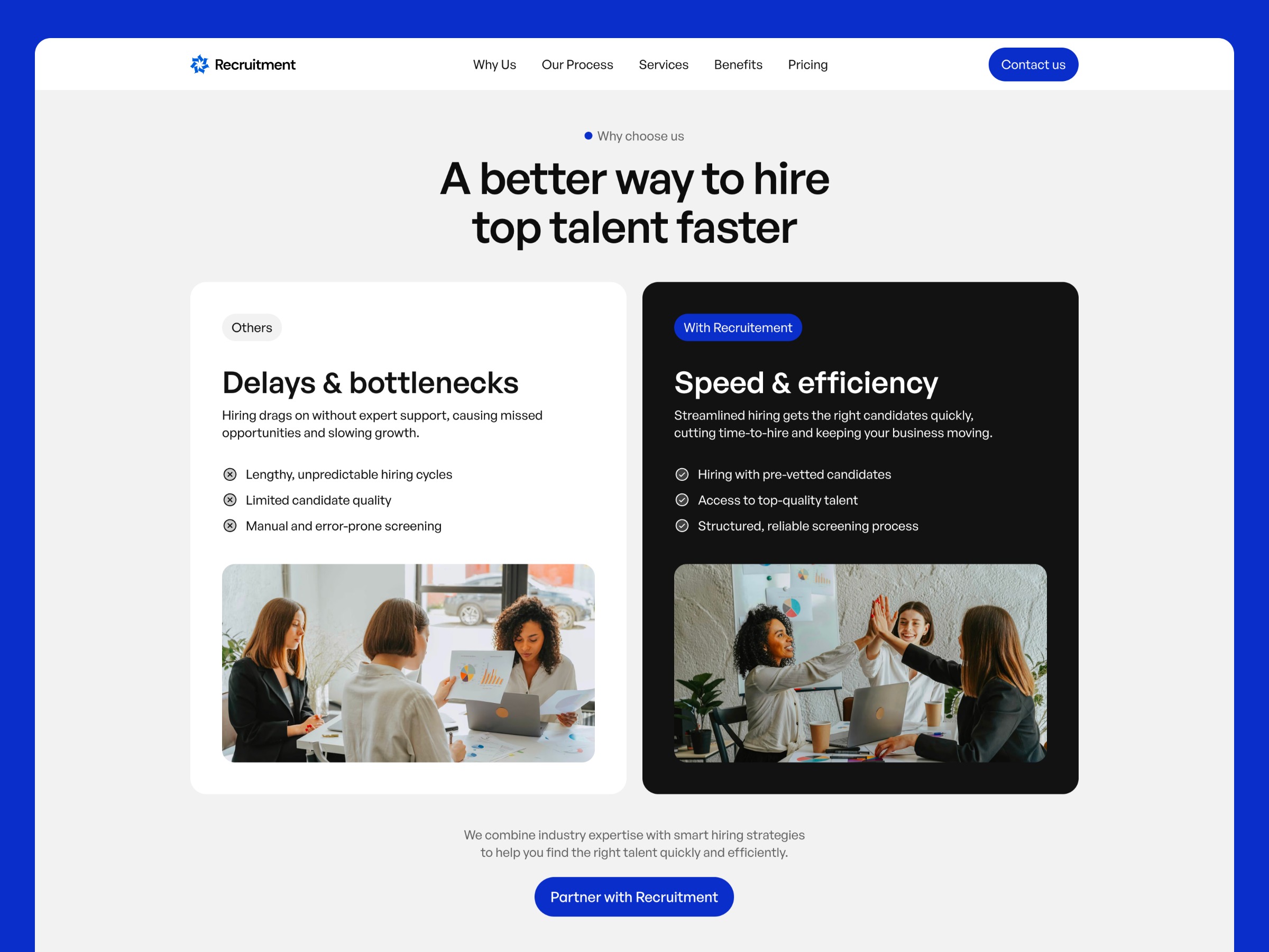 Consulting Framer Template for HR Agencies Image 0