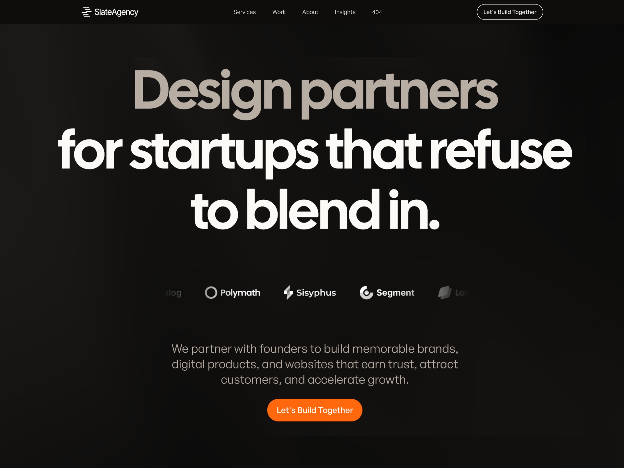 Slate – Free Framer Template for Design Agencies Image 0
