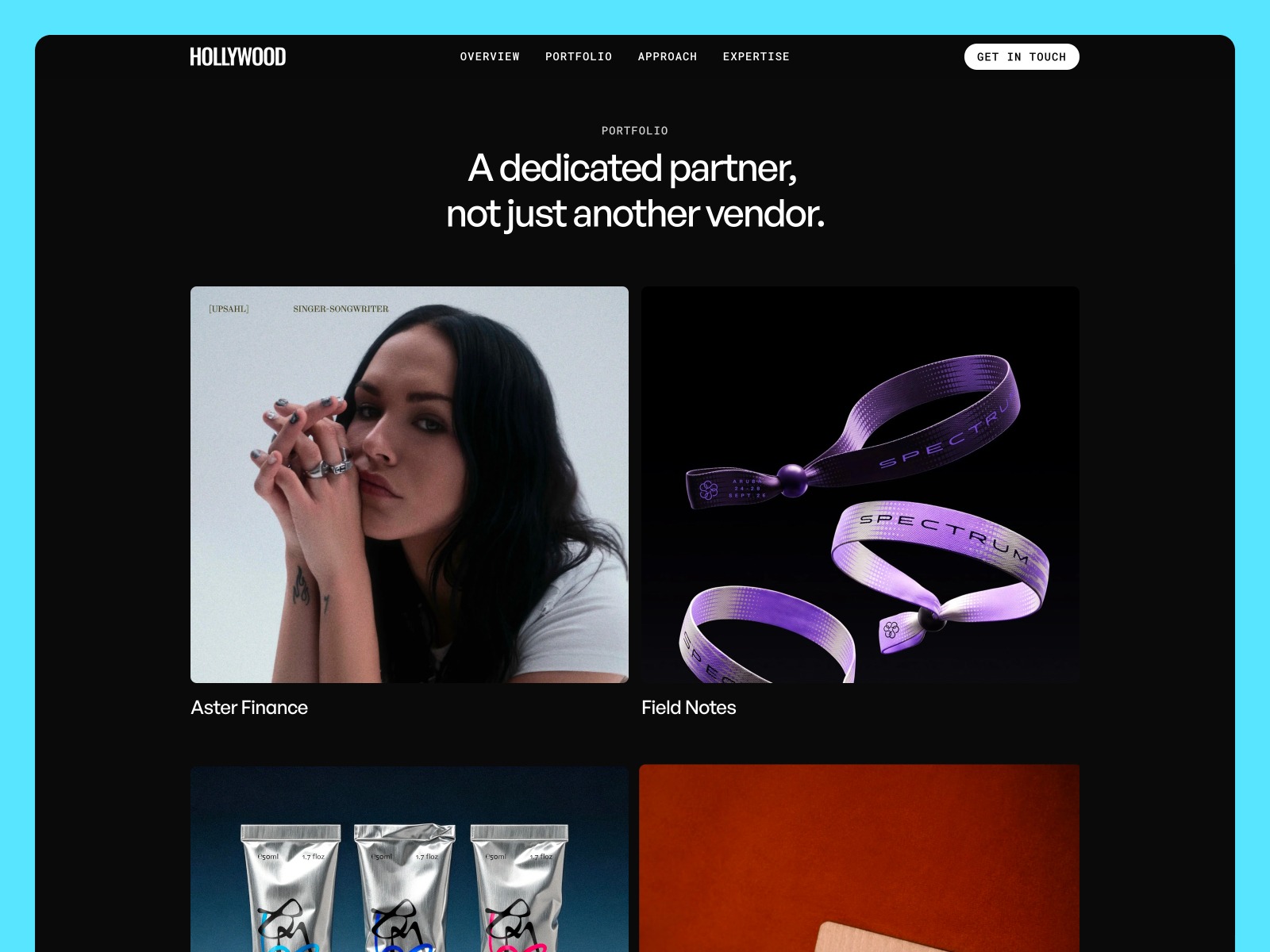Hollywood — Free Framer Template for Production Studios Image 1