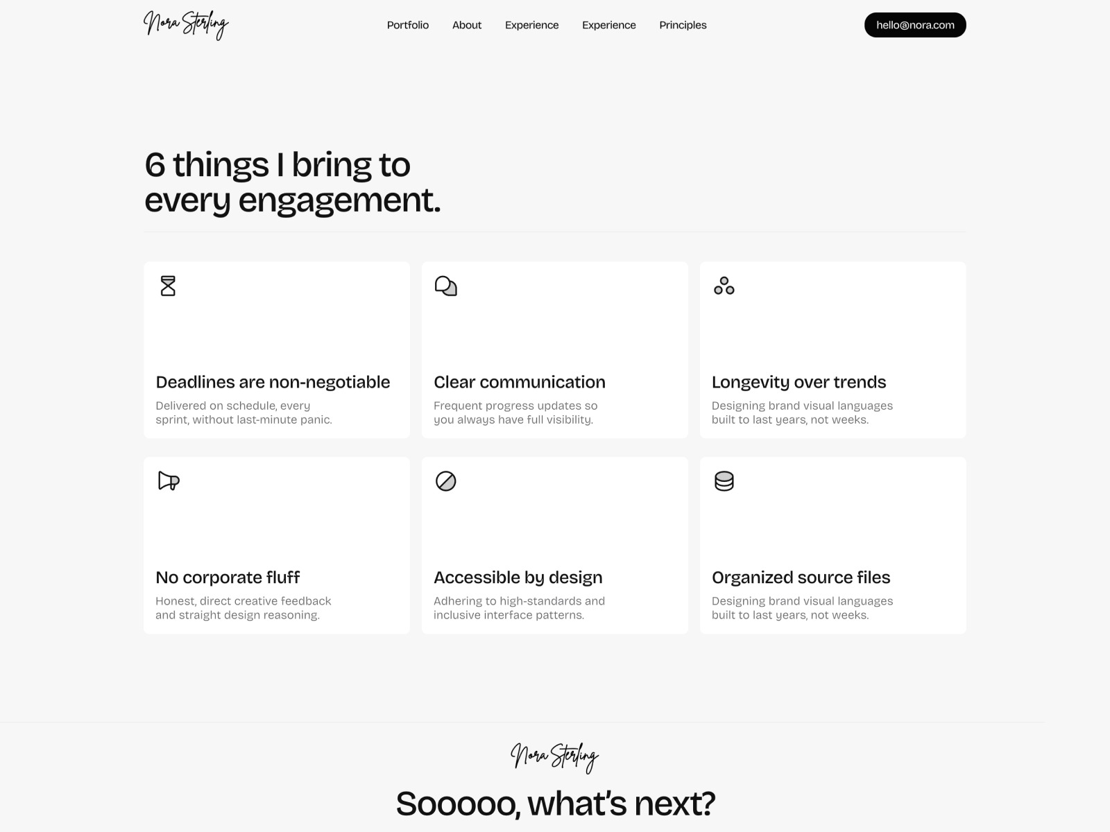 Best — Portfolio Website Template for Framer Image 0
