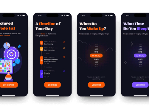 Structured Daily Planner Redesign Case Study on Behance
