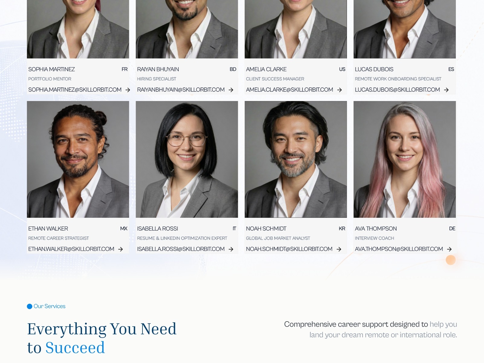 SkillOrbit- Landing Page Design That Turns Career Uncertainty Into Action Image 2