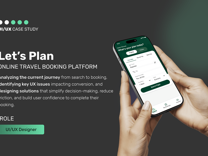 Let's Plan — Reimaging flight booking expereince