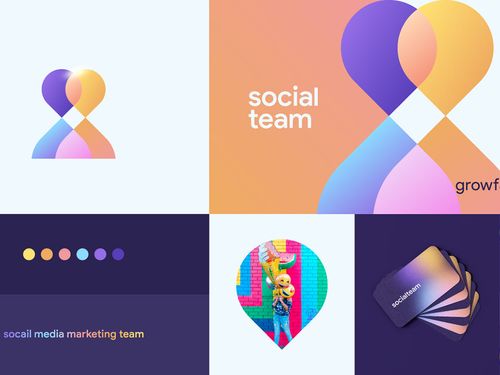 Modern logo design & presentation collection 01