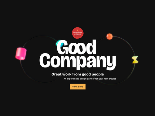 Good Company Design—Subscription based Design + Motion
