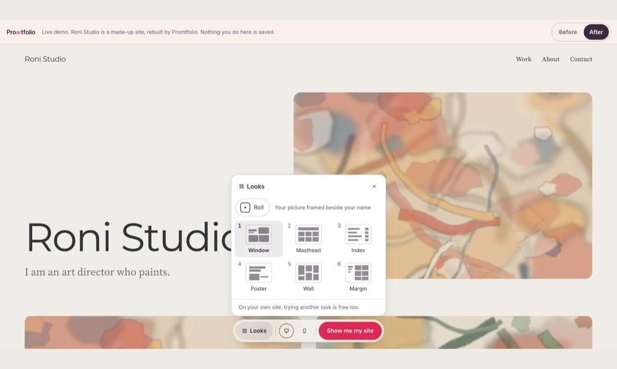 Promtfolio: move your portfolio into a new era Image 3