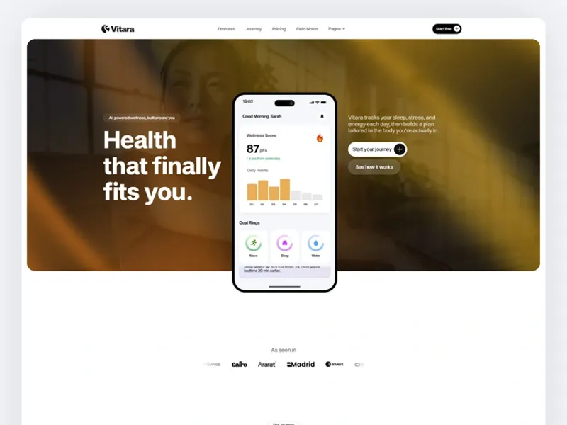Vitara by Webestica - Uncategorized design asset by webflow