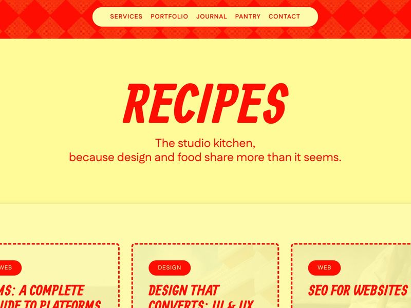 Recipes - .fubá