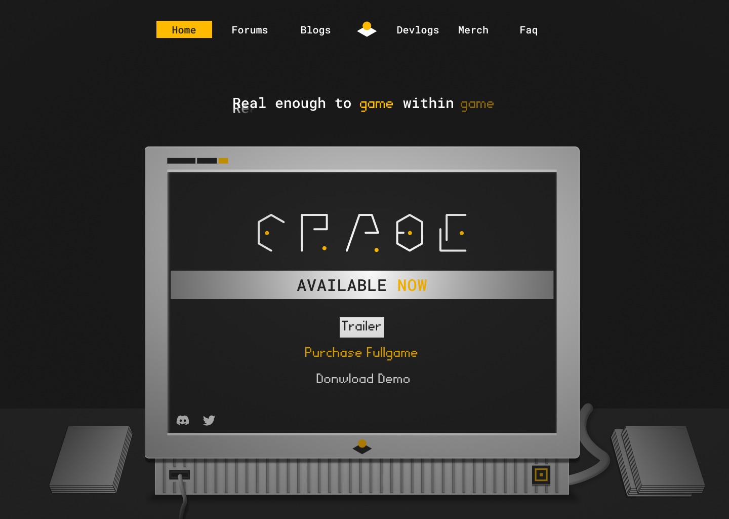Bold & Creative Landing Page for Indie Games