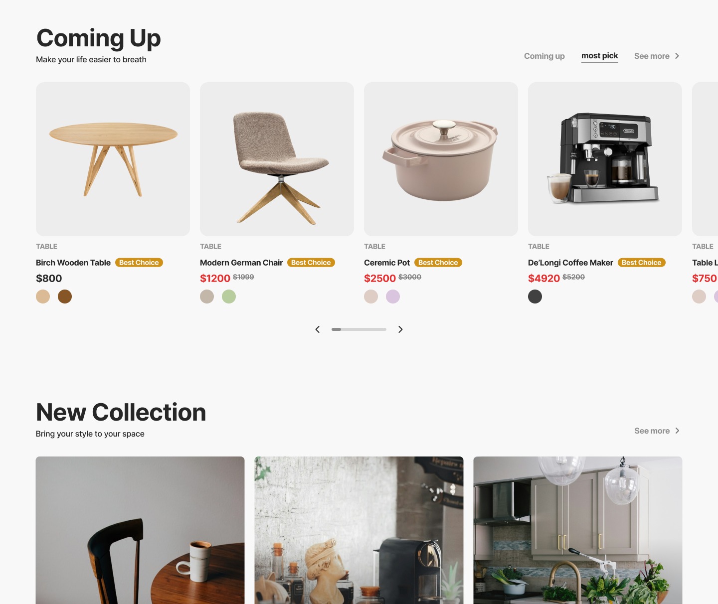 Modern Furniture eCommerce Website Image 0
