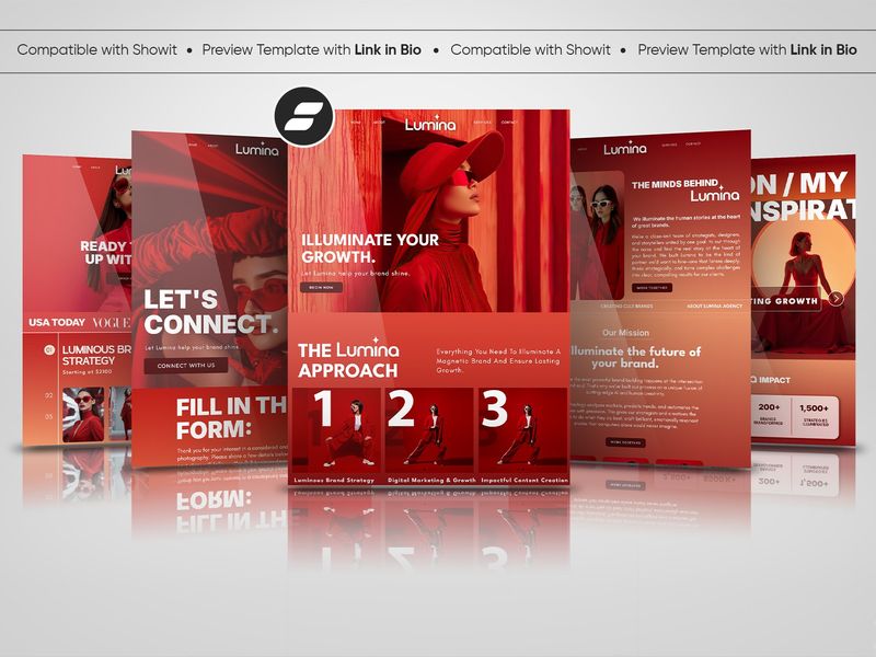 Showit Website Template for Digital Agents by DaniaRM