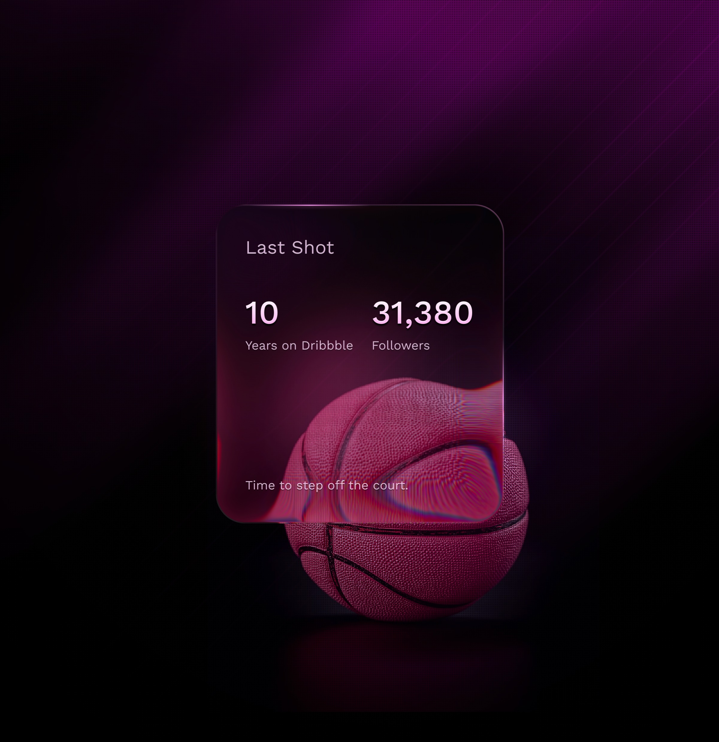 Last shot Dribbble