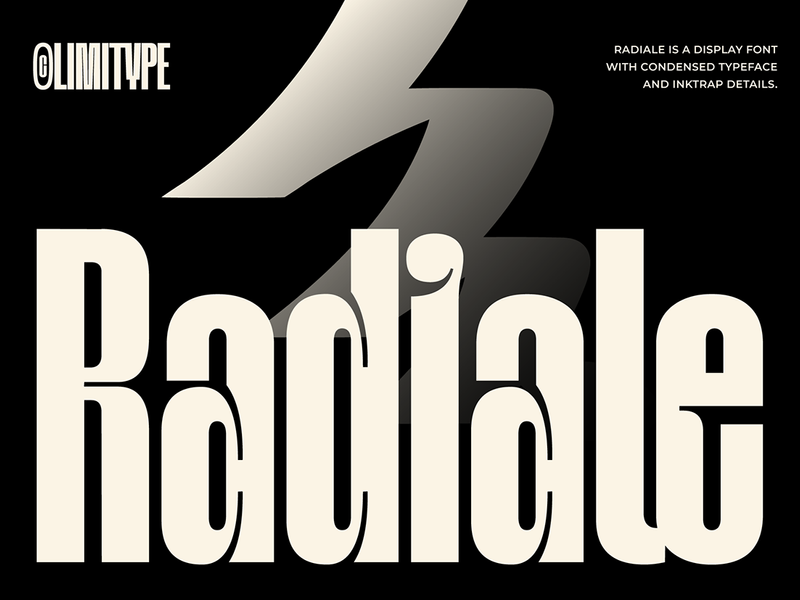 Radiale - Condensed Font
