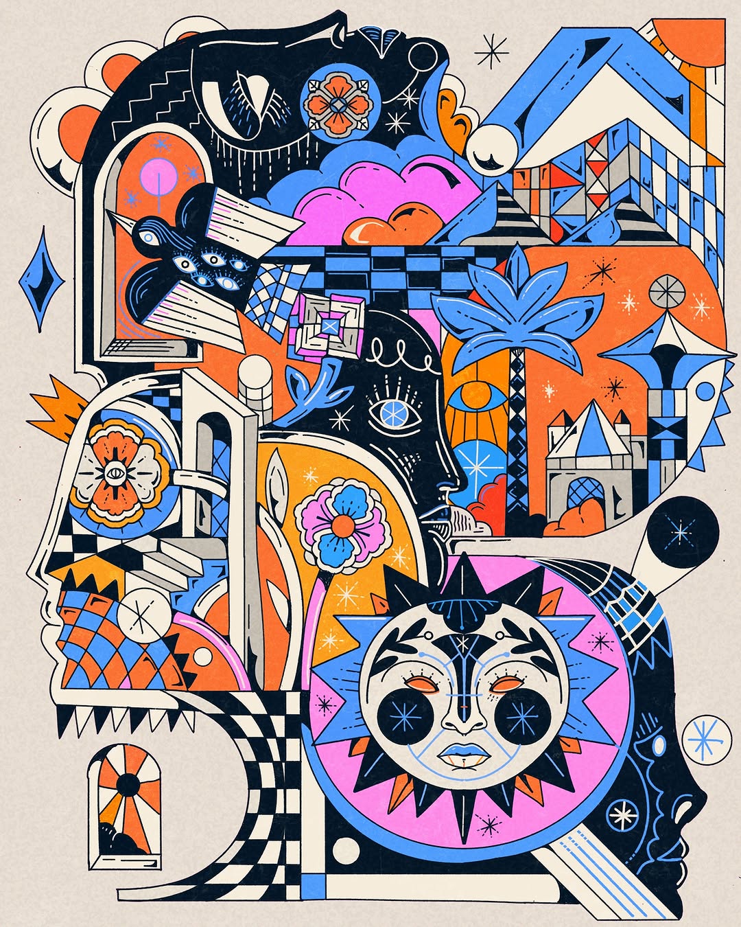 Hey everyone! 👋 Check out my new artwork!

#dessin #illustrationartists #IllustrationArt #DigitalArt #Surrealism #artist #PsychedelicArt #drawingoftheday #SurrealVisions #c#cubisme #procreateillustration #decorationinterieur #artbrutartist #digitalart