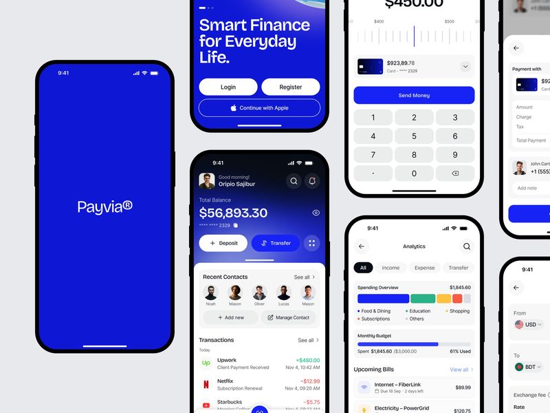 Payvia - Finance Mobile App