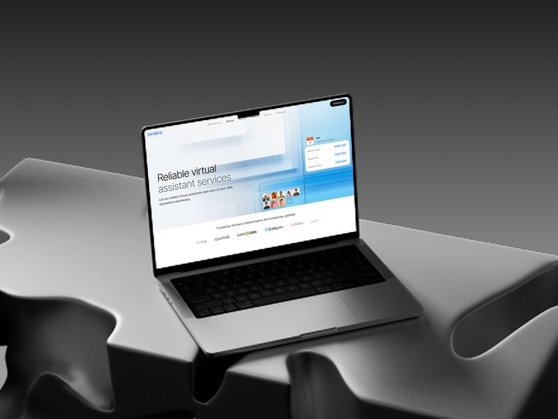 Service page - Virtual assistant website