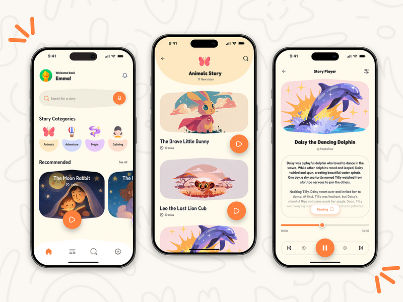 Kids Bedtime Story App by Mostafizur Rahaman