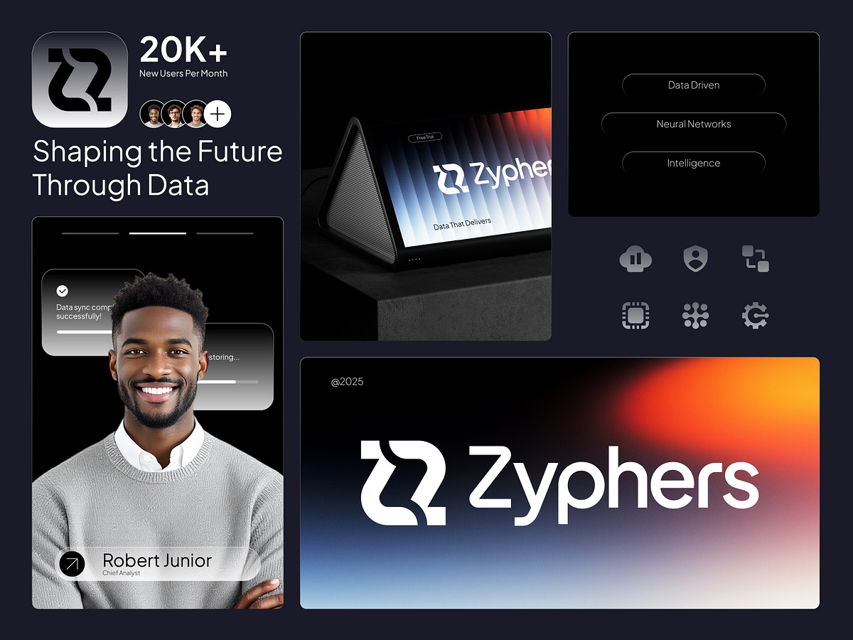 Tech Startup Logo and Brand Identity Design