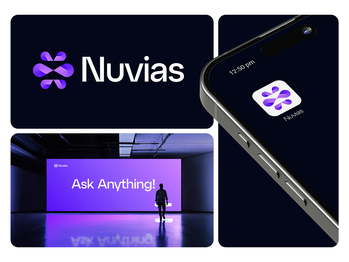 Mind, Intelligence, Futuristic Tech Logo Design