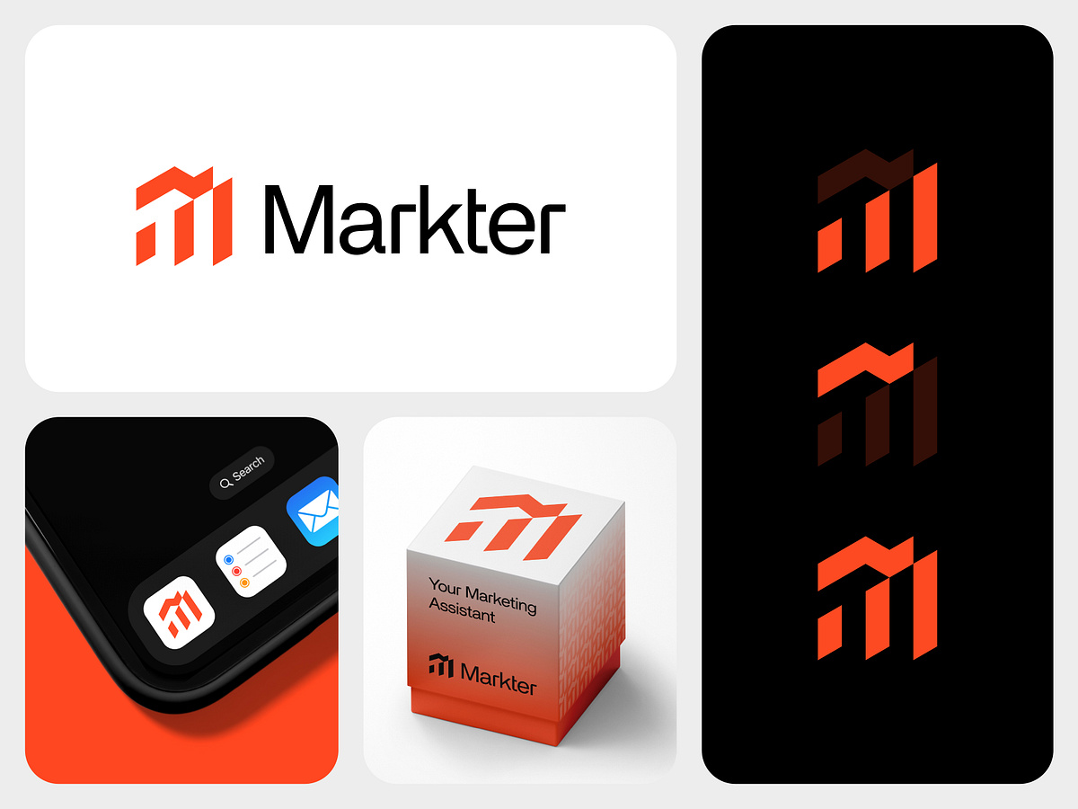 Modern Marketing Assistant Logo Design