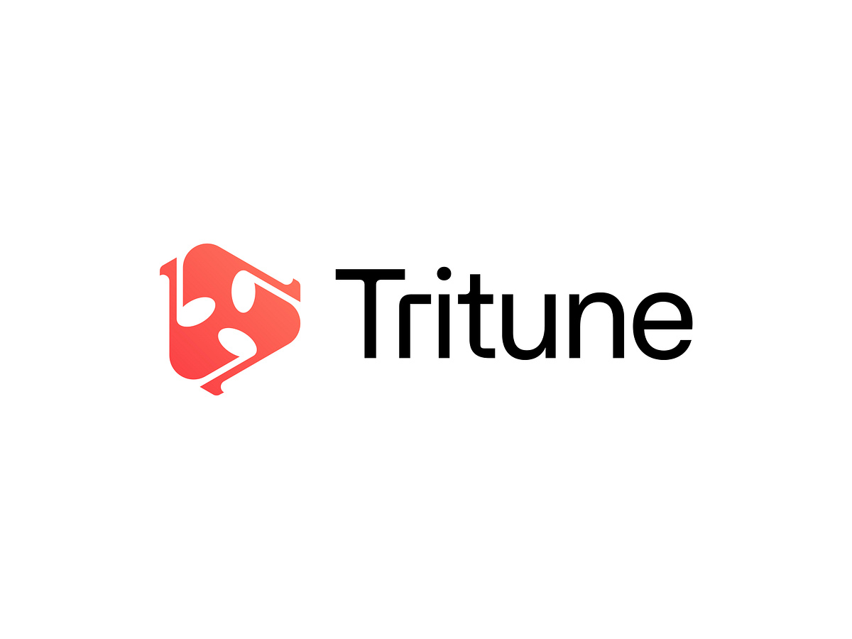 Music Streaming App Logo Design – Modern Play Button Brand Identity