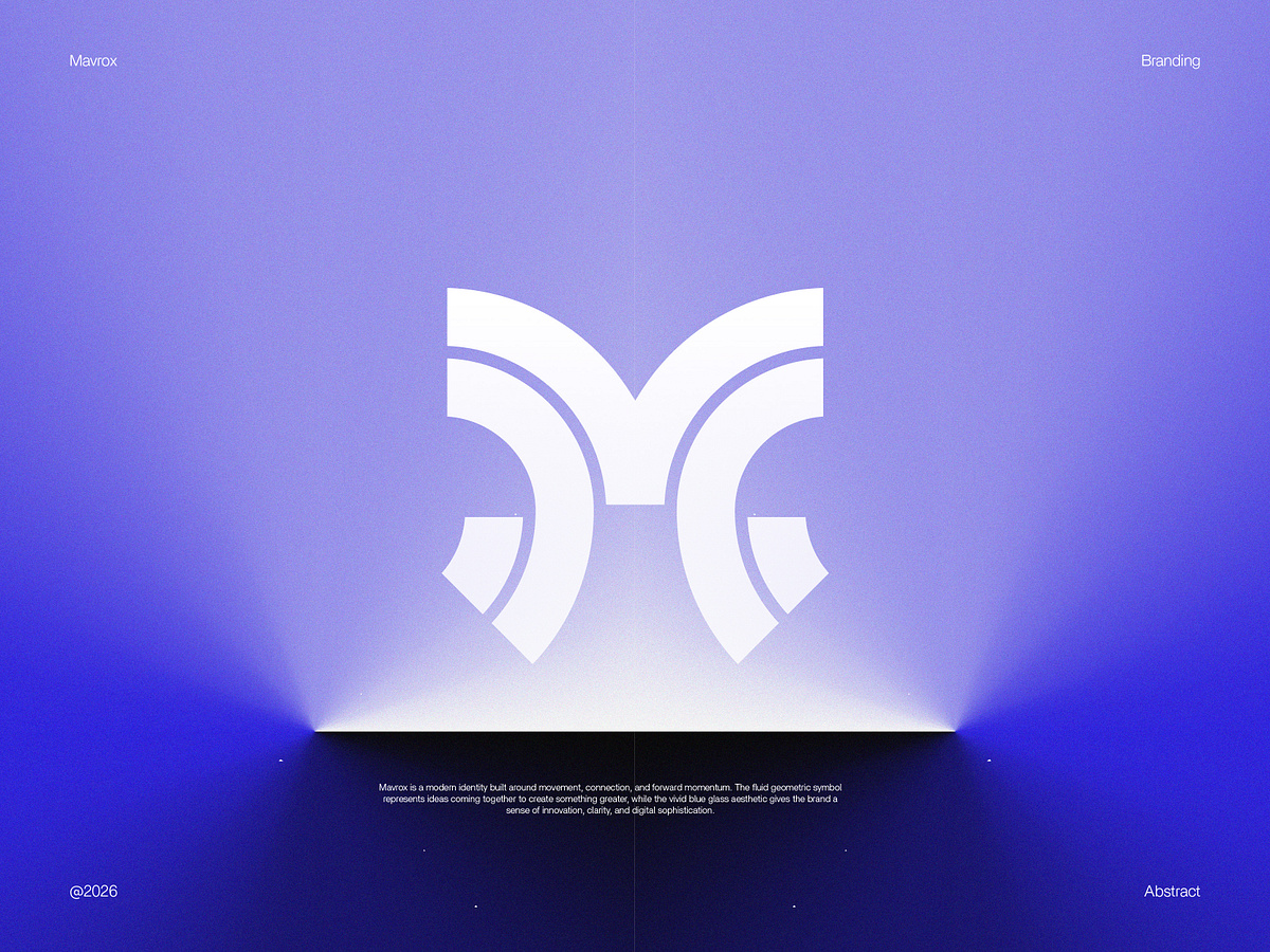 Mavrox – SaaS & AI Technology Logo Design | Modern Digital Brand Identity