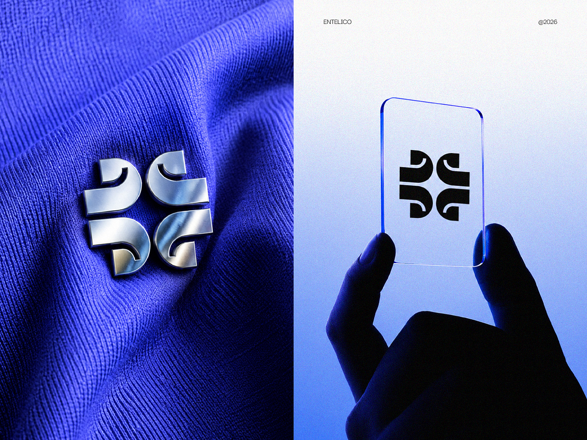 Entelico – AI Infrastructure & Systems Integration Brand Mark Design
