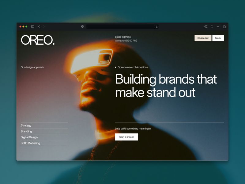 Oreoo by EV Studio - Agency design asset by framer