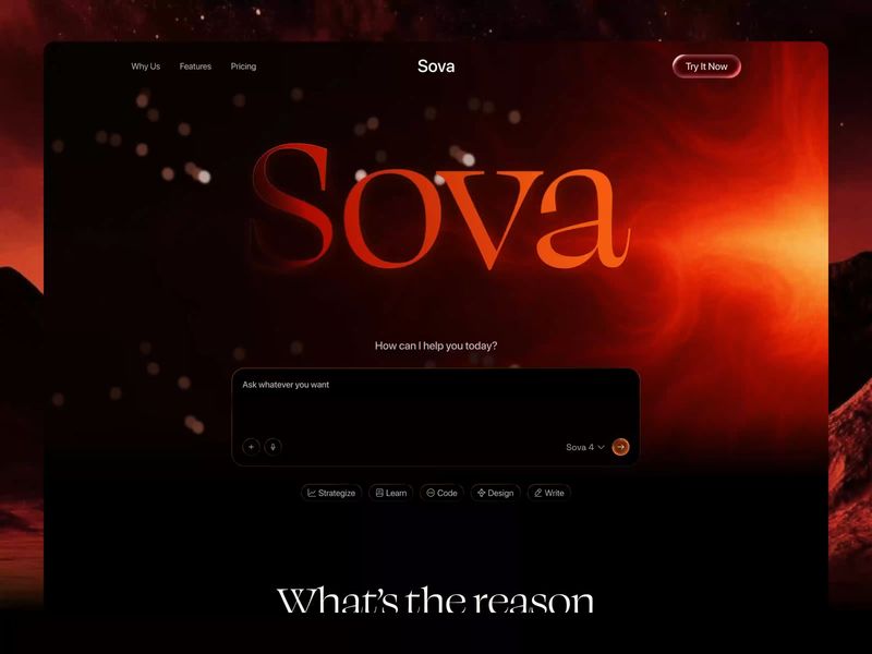 SaaS AI-Powered Landing Page Design