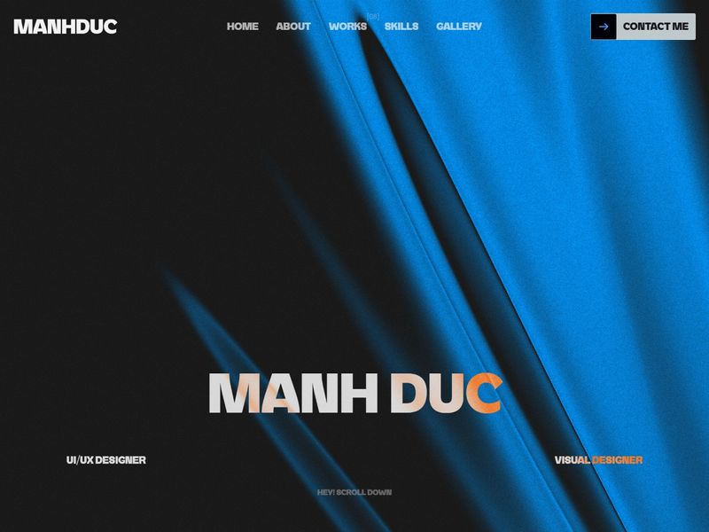 Manh Duc – Web/UIUX Porfolio Design