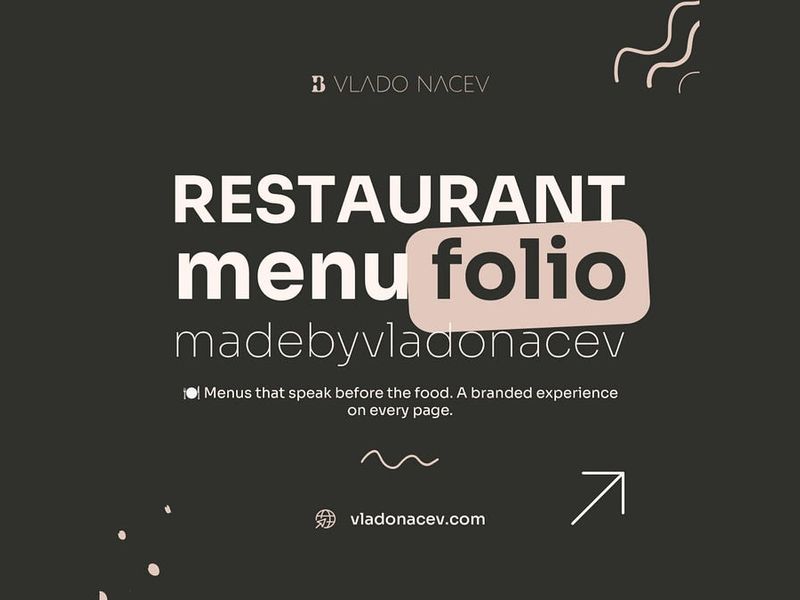 Menu Design is a Taste Invitation — Design is The First Flavor | by madebyvladonacev | May, 2025 | Medium