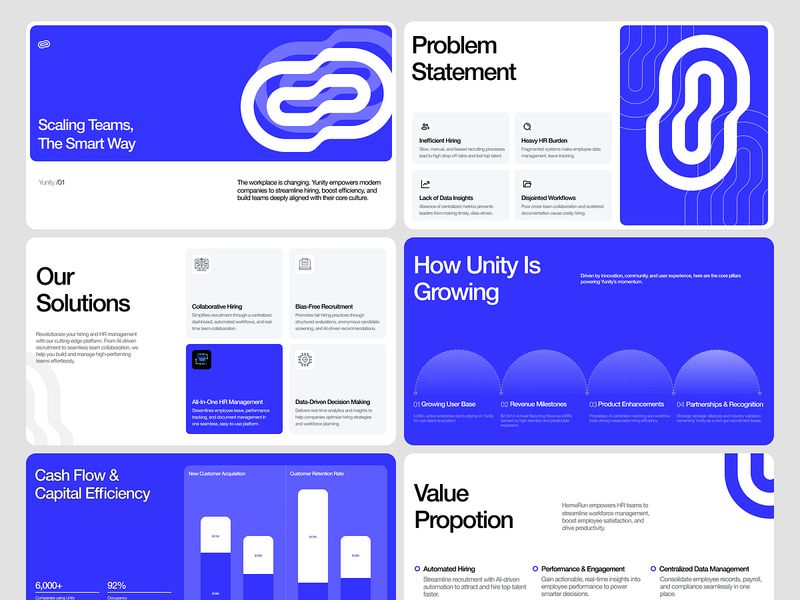 Yunity — HR Tech & Collaborative Hiring Pitch Deck 💼⚡