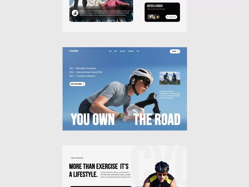 Cycleverse - Responsive Website Design