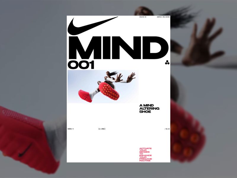 The Power of Less — Editorial Typography & Minimal Sports Poster Design
