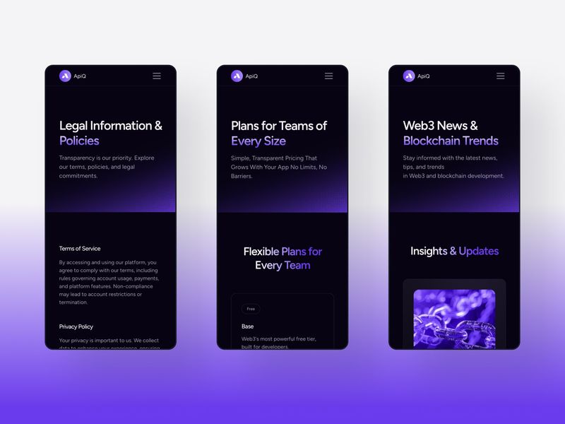 APIQ — Web3 Blockchain Template