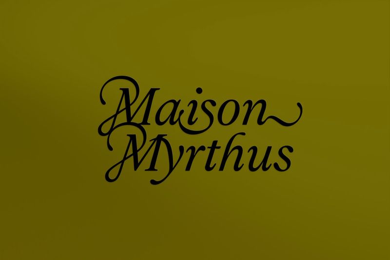 Maison Myrthus turns a single gift ribbon into its logo