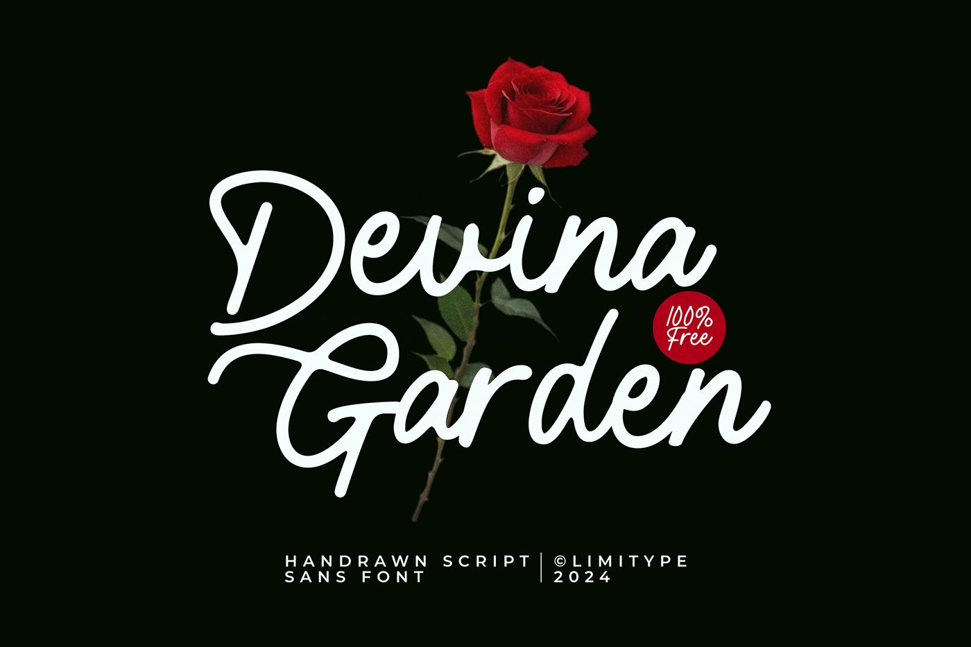 Devina Garden - 100% Free Font