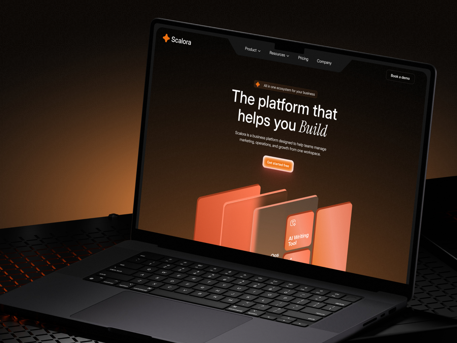 Scalora: Responsive AI Website Template by Grabui Library — Framer Marketplace