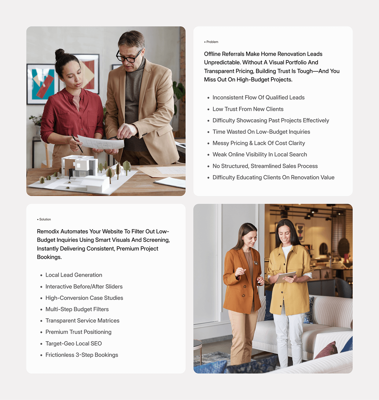 Remodix: Home Renovation Website UI/UX Case Study Image 7