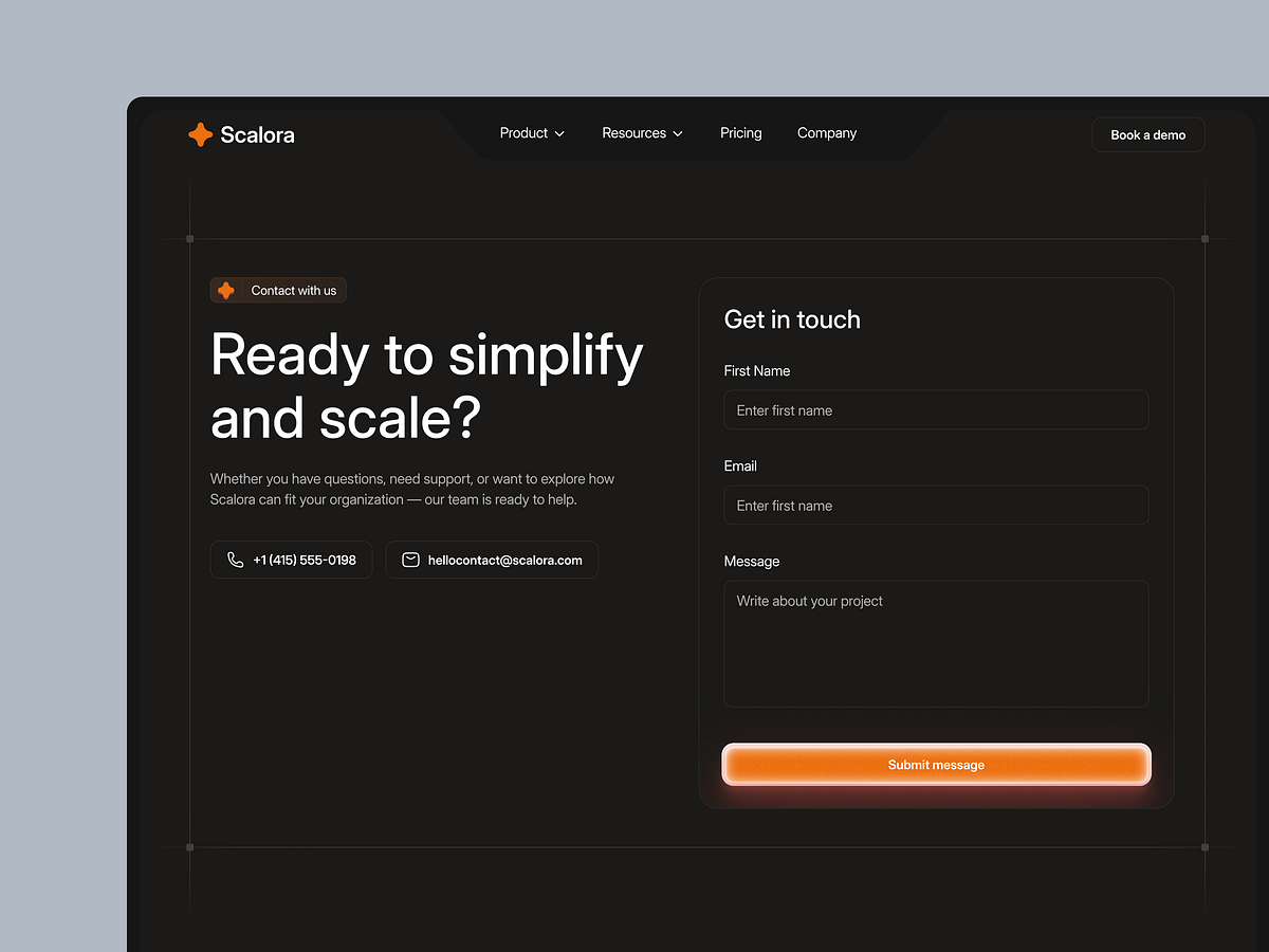 Scalora SaaS Template – Featured Page Designs Image 4