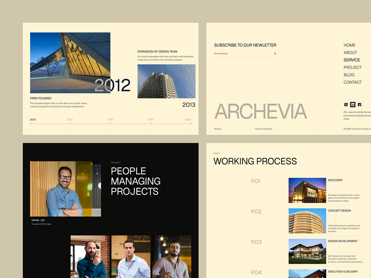Archevia – Architecture Website Motion Design Image 2