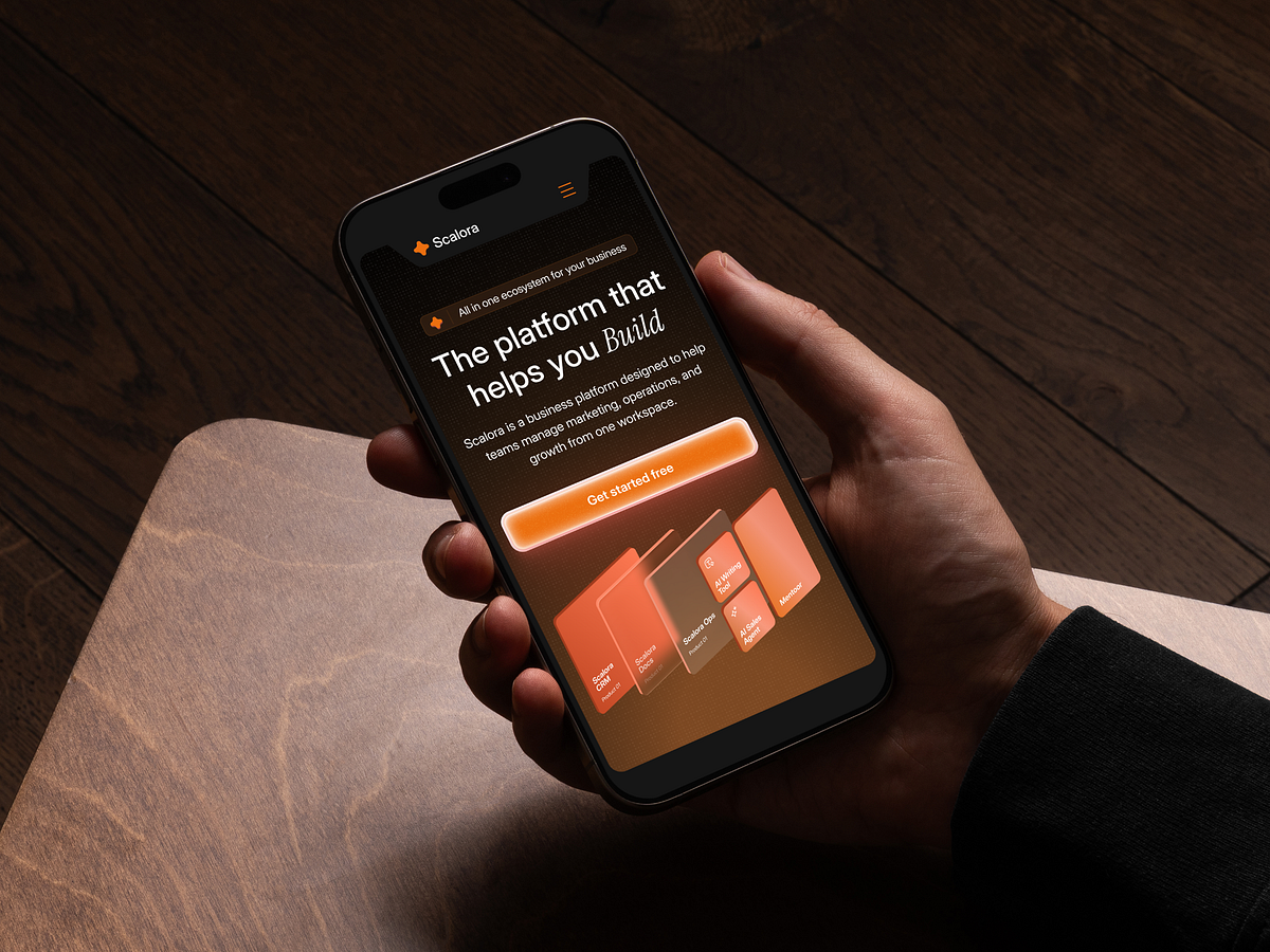 Scalora: Responsive B2B SaaS Design Image 0