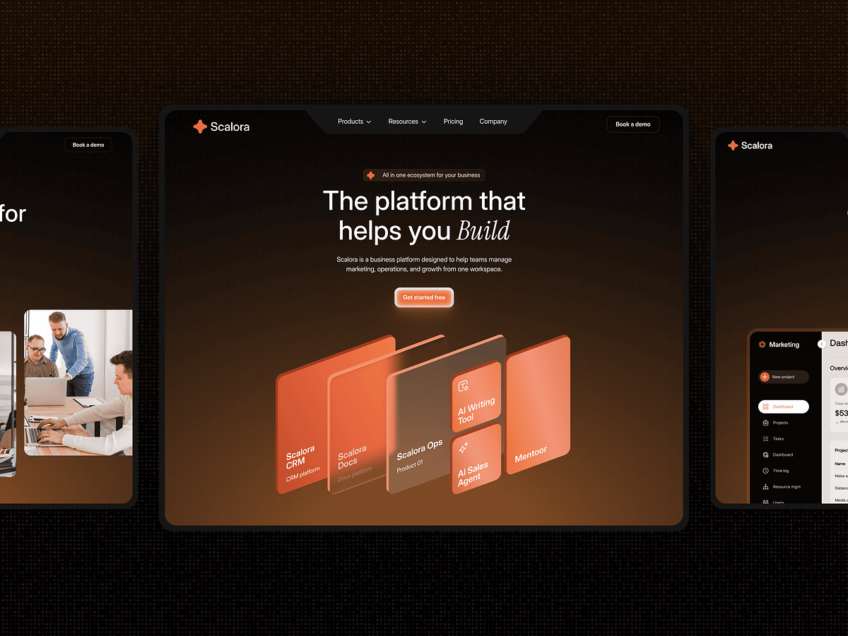Scalora: SaaS UX/UI Project Overview