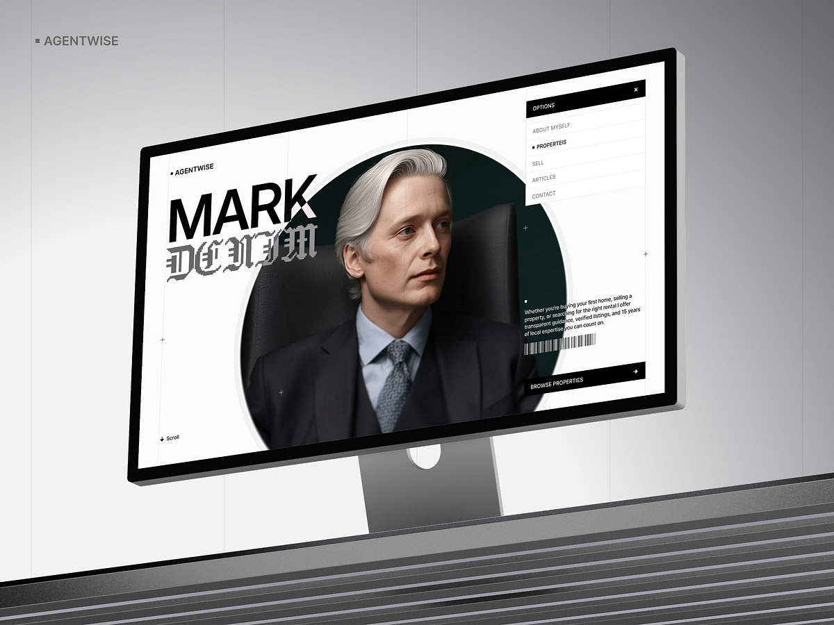 Agentwise - Real Estate Agent Website Design