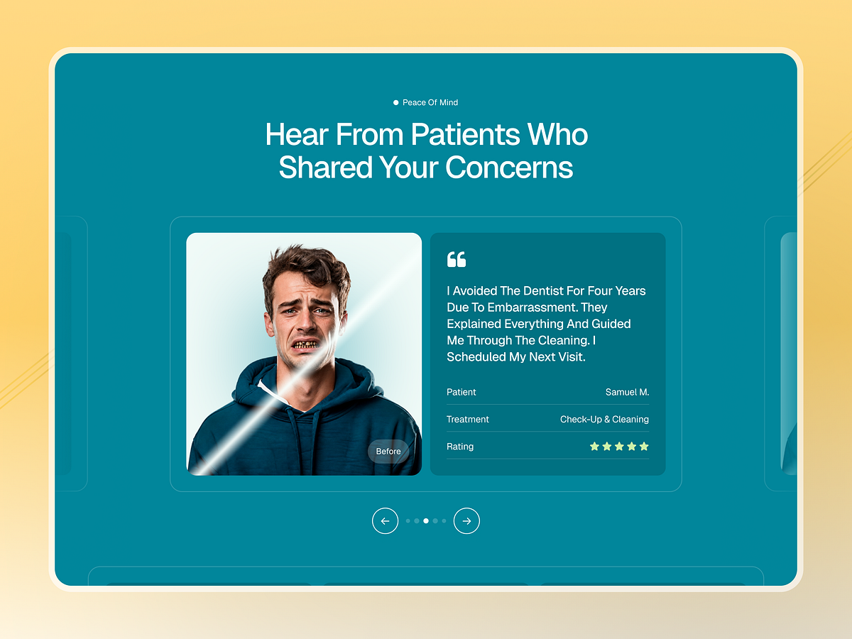 Dental Clinic Website Built Around Reassurance Image 2