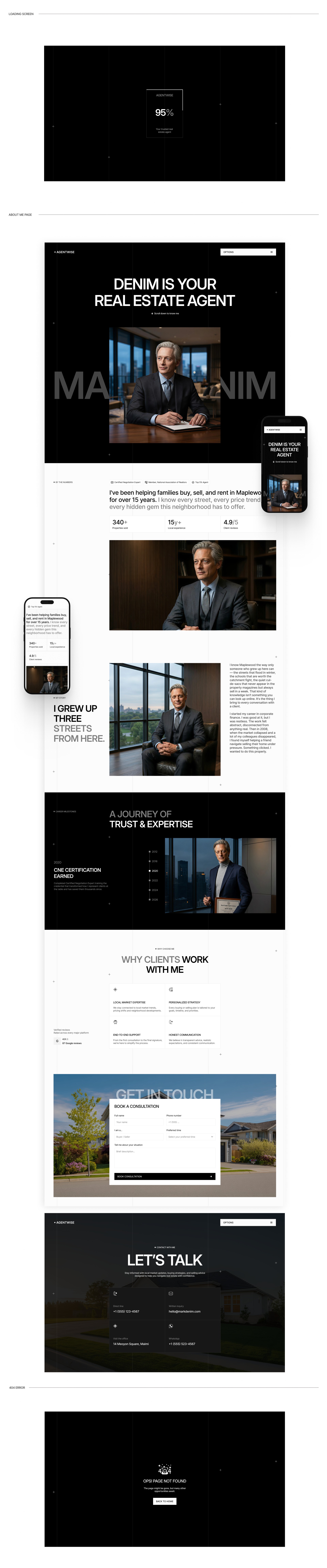 Agentwise - Real Estate agent website design Case Study Image 5