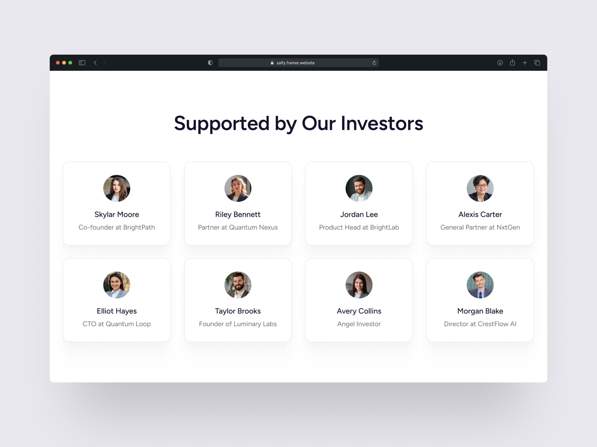 Saify — AI Email Marketing SaaS Template