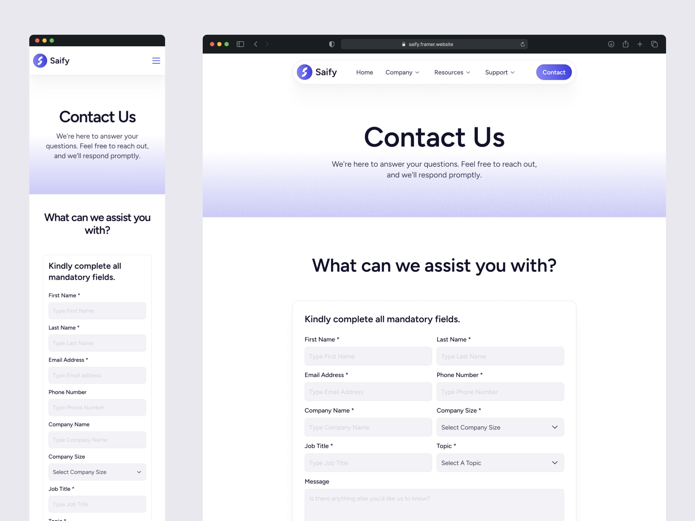 Saify — AI Email Marketing SaaS Template